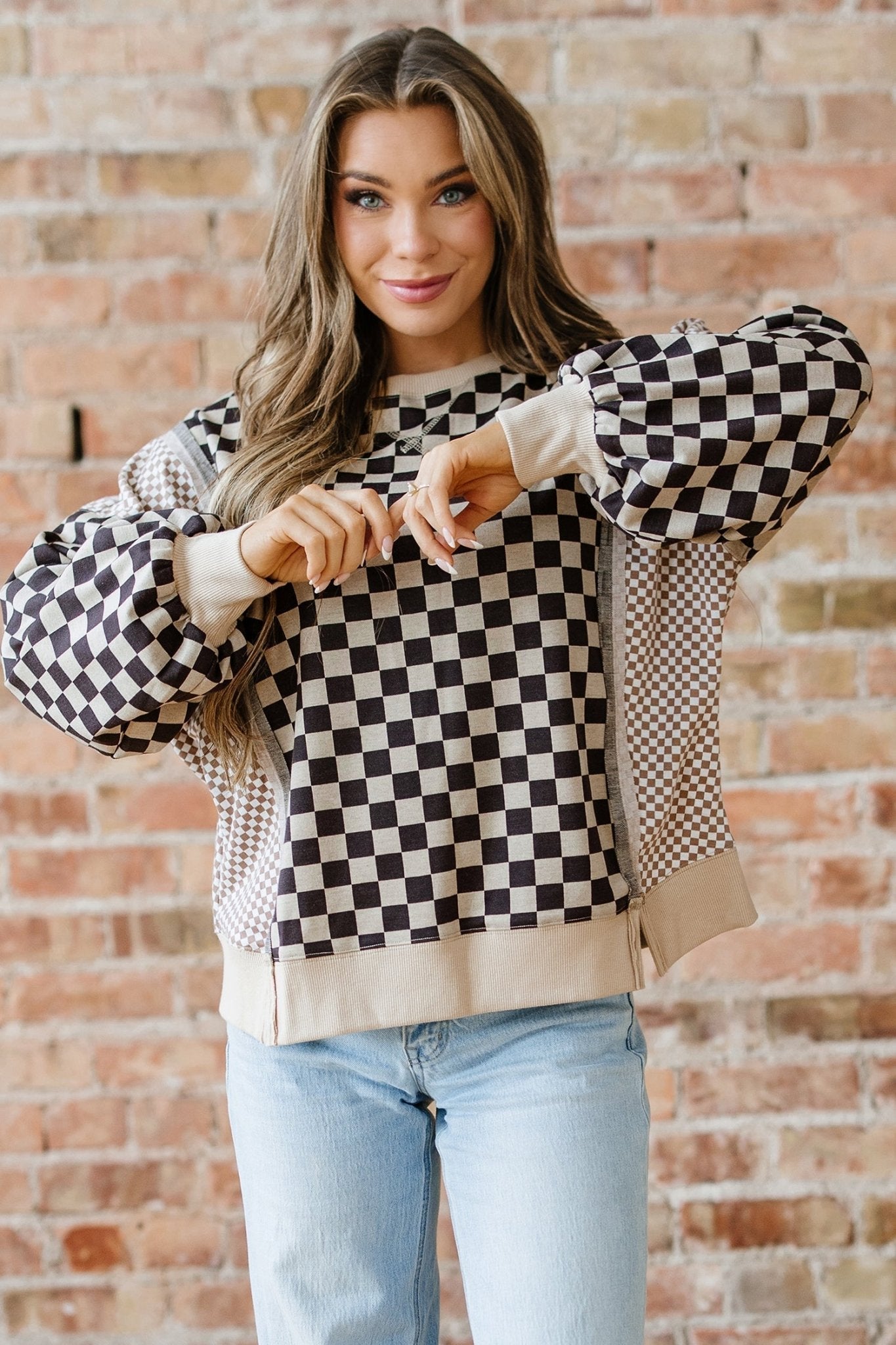 Angelina High Low Casual Top - Hello Beautiful BoutiqueLong Sleeve TopsThreaded Pear