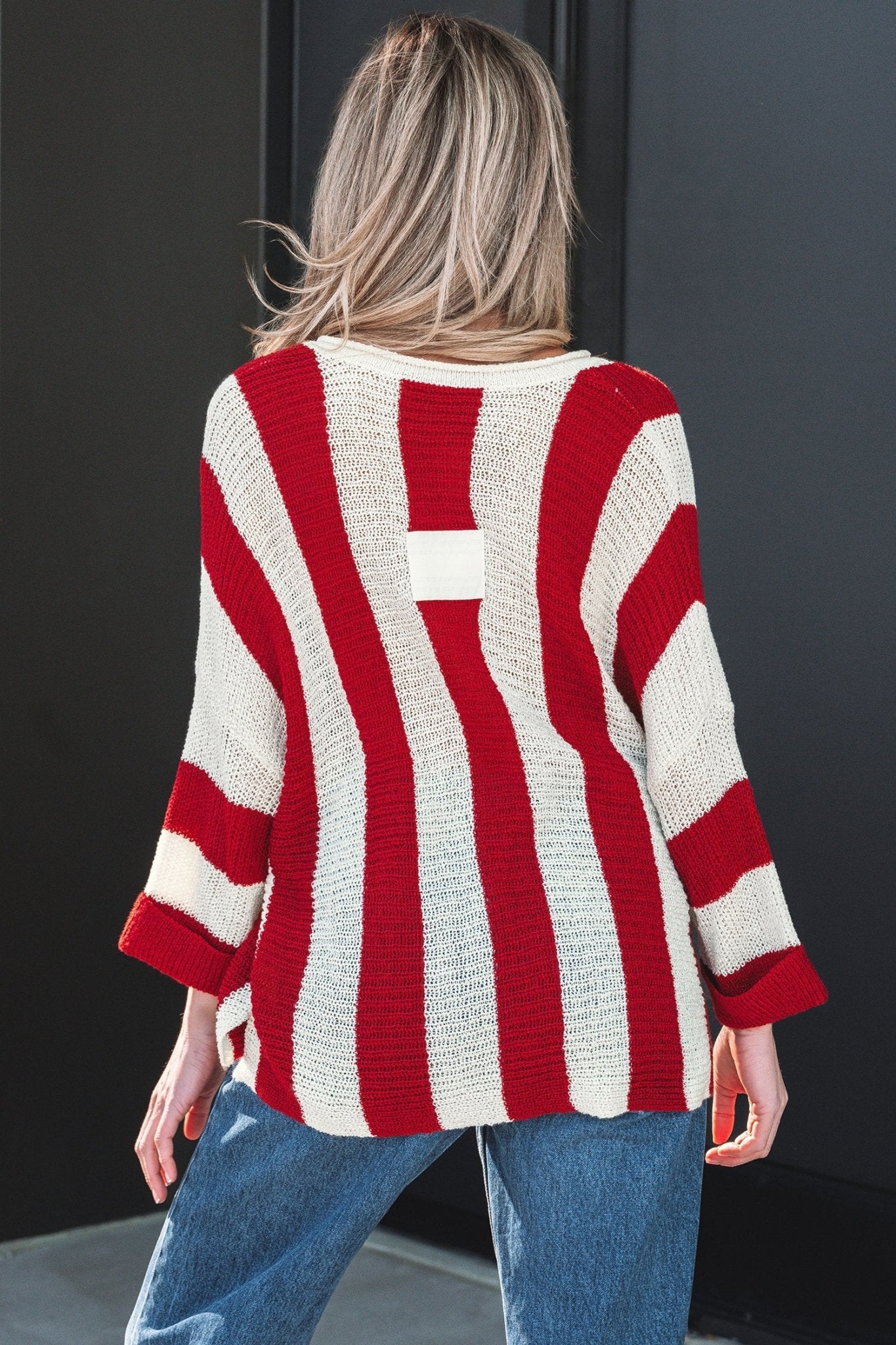 Anika Colorblock Bracelet Sleeve Sweater - Hello Beautiful BoutiqueSweatersThreaded Pear