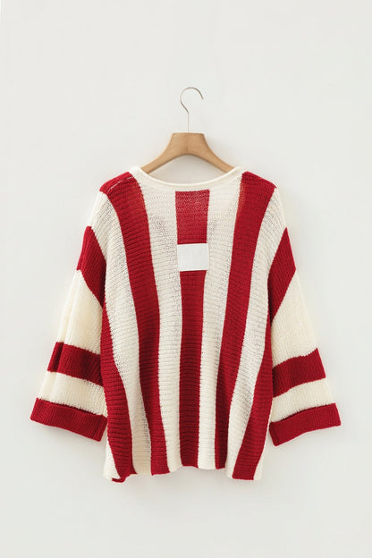Anika Colorblock Bracelet Sleeve Sweater - Hello Beautiful BoutiqueSweatersThreaded Pear