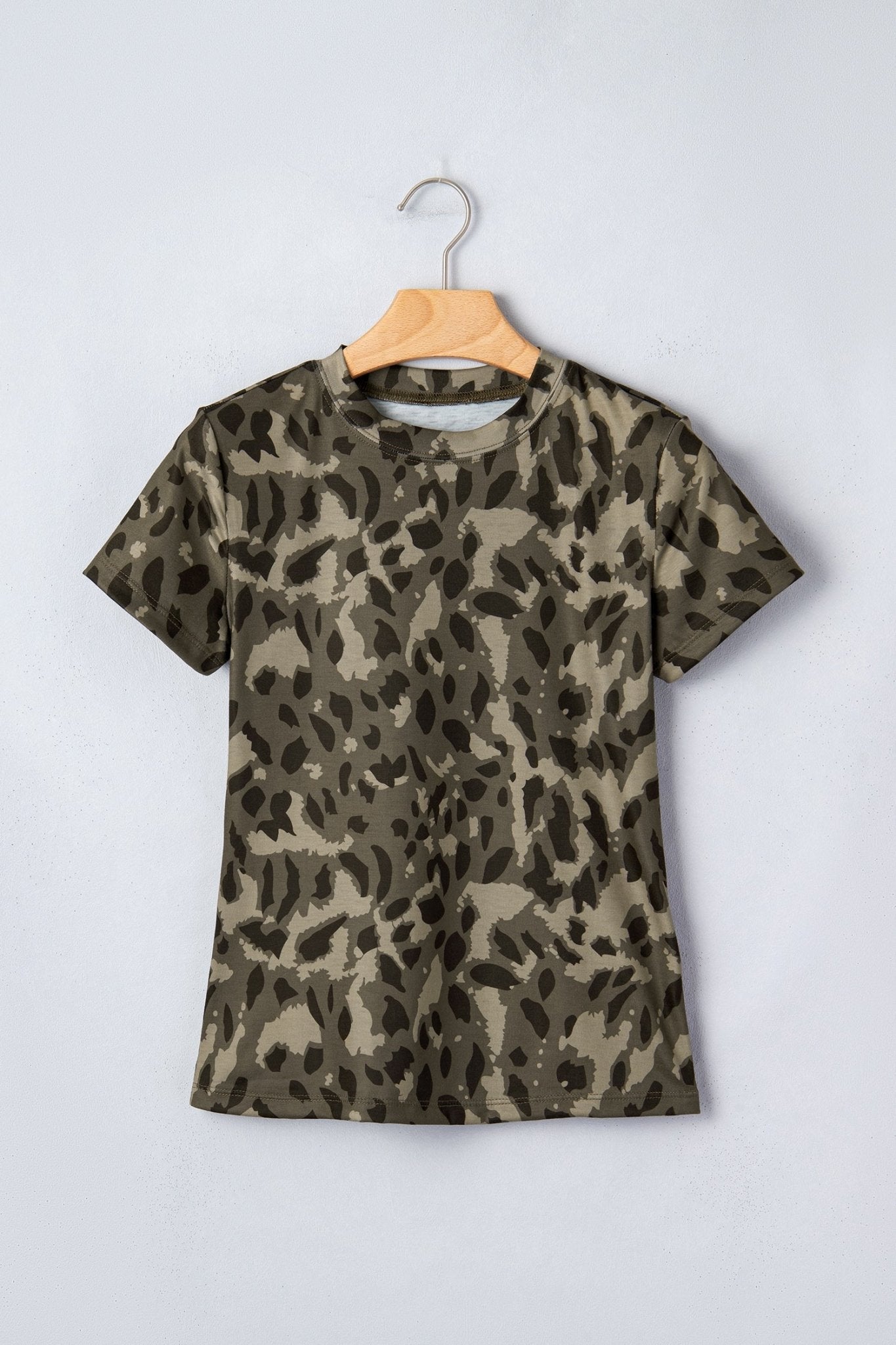 Annabelle Print Mock Slim Tee - Hello Beautiful BoutiqueTops & TeesThreaded Pear