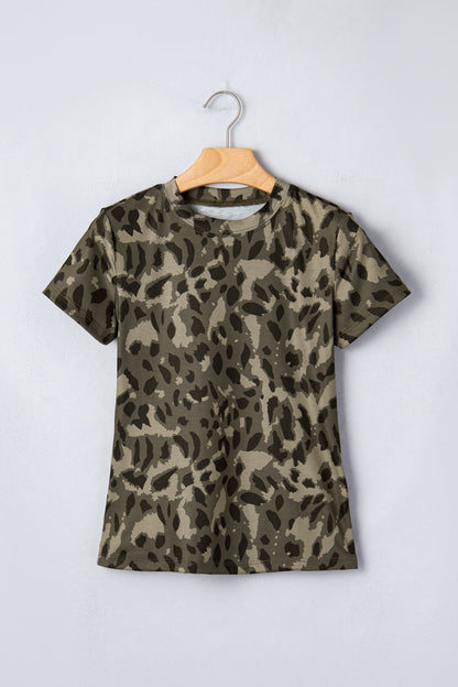 Annabelle Print Mock Slim Tee - Hello Beautiful BoutiqueTops & TeesThreaded Pear