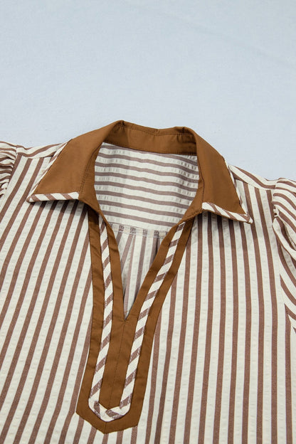 Annabelle Stripe Shirt - Hello Beautiful BoutiqueMini DressesThreaded Pear