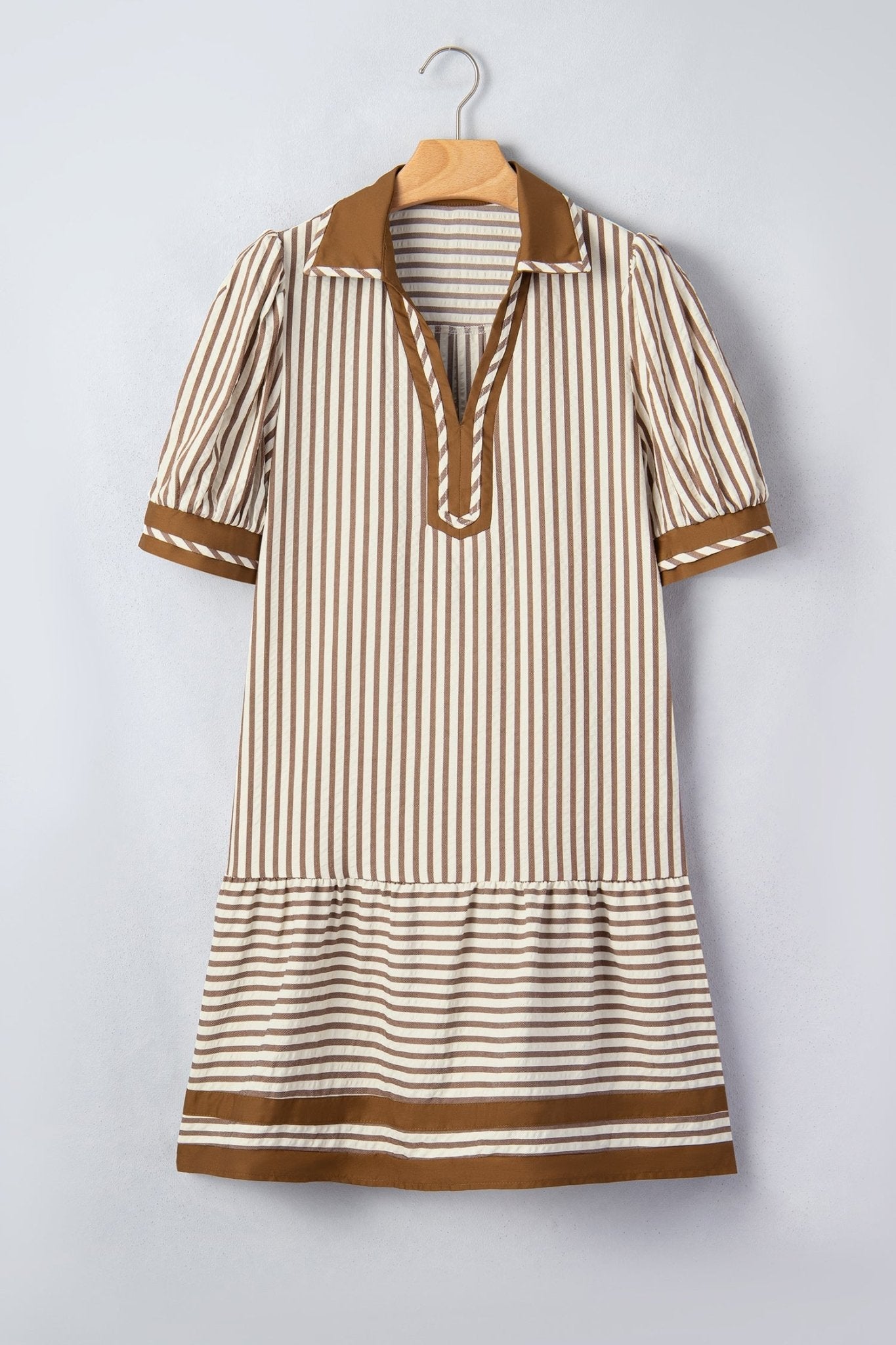 Annabelle Stripe Shirt - Hello Beautiful BoutiqueMini DressesThreaded Pear