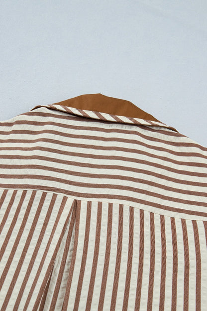 Annabelle Stripe Shirt - Hello Beautiful BoutiqueMini DressesThreaded Pear