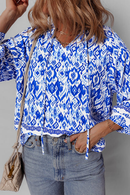 Anne 4 Sleeve Tied Blouse - Hello Beautiful Boutique15% OFFThreaded Pear