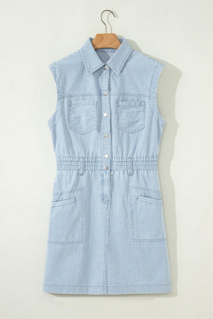 Anne Front Sleeveless Mini Dress - Hello Beautiful BoutiqueMini DressesThreaded Pear