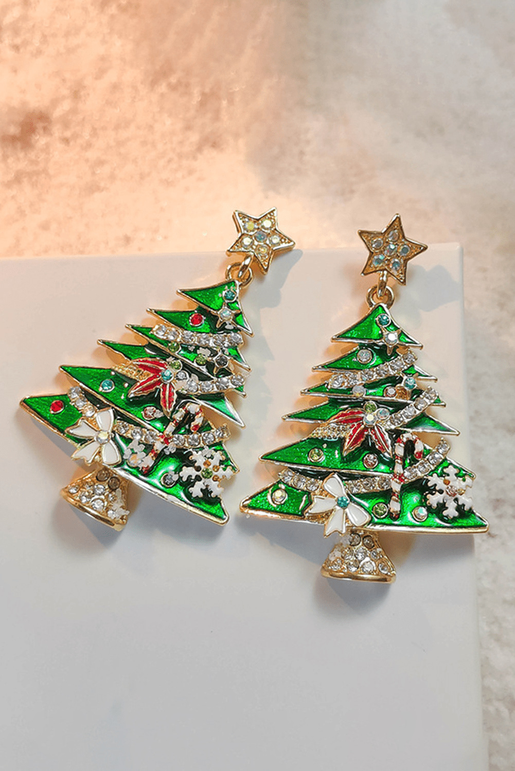 Anne Star Christmas Tree Earrings - Hello Beautiful BoutiqueJewelryThreaded Pear