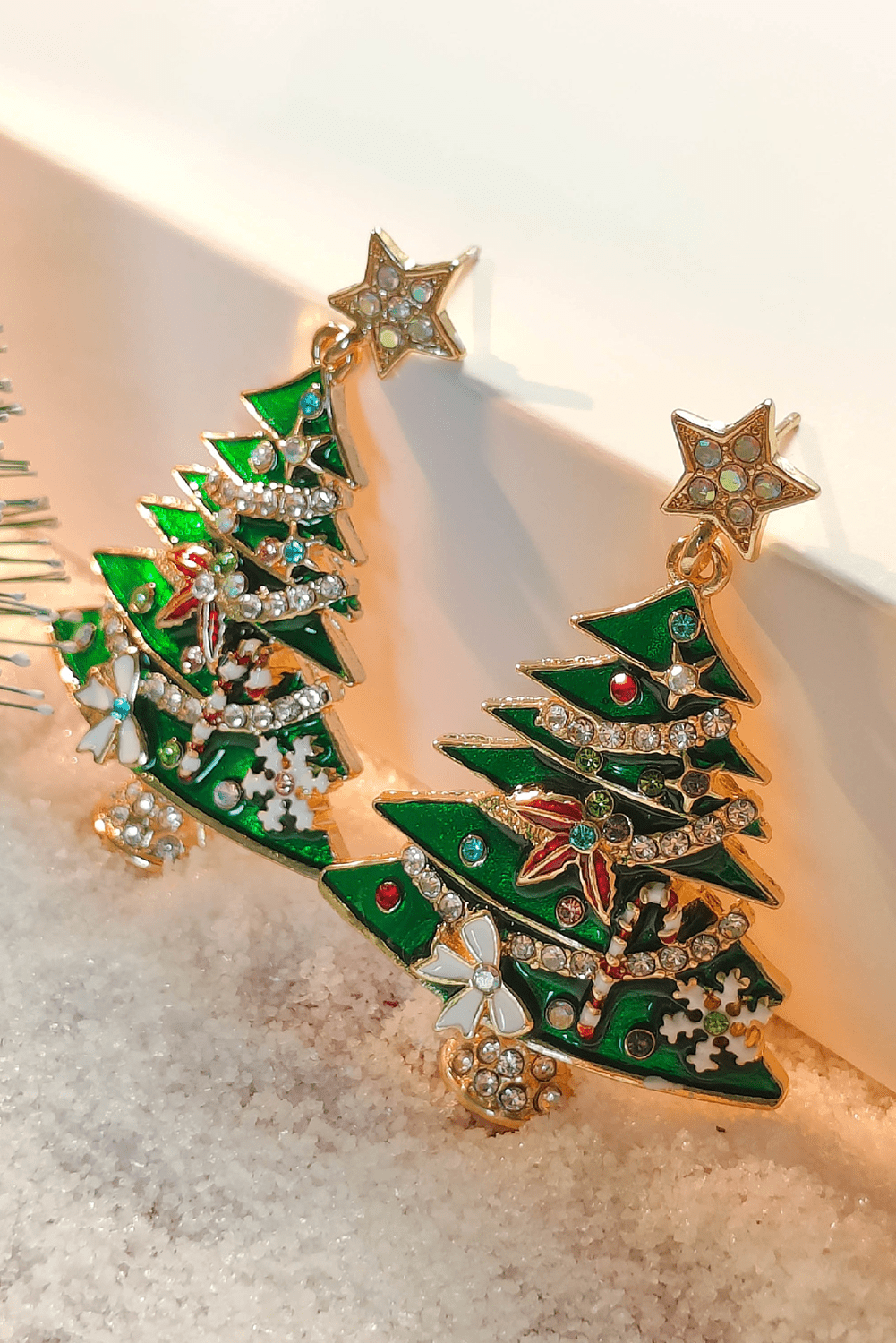 Anne Star Christmas Tree Earrings - Hello Beautiful BoutiqueJewelryThreaded Pear