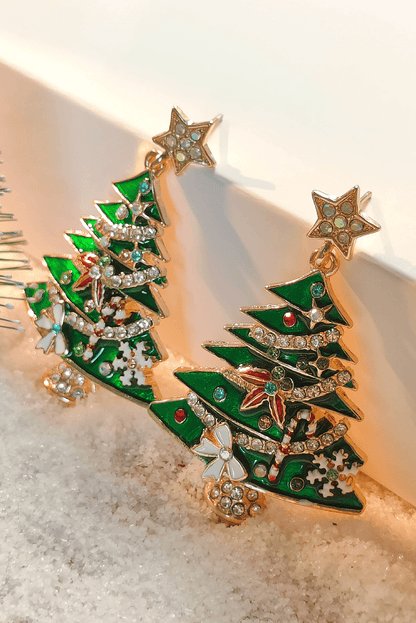 Anne Star Christmas Tree Earrings - Hello Beautiful BoutiqueJewelryThreaded Pear