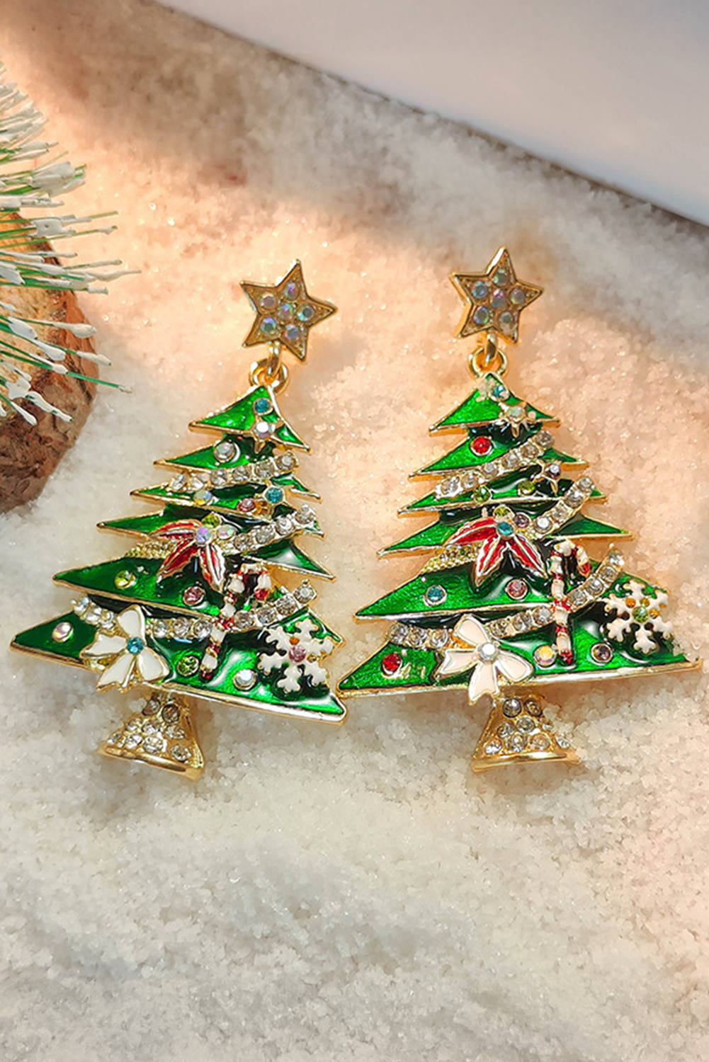 Anne Star Christmas Tree Earrings - Hello Beautiful BoutiqueJewelryThreaded Pear