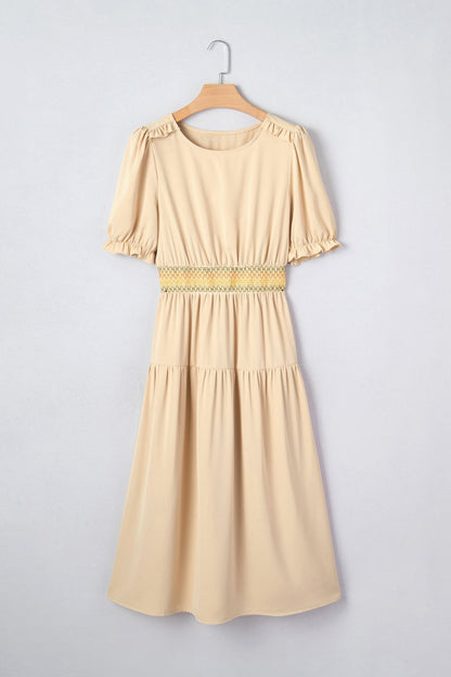 Annie Short Sleeve Midi Dress - Hello Beautiful BoutiqueMidi DressesThreaded Pear