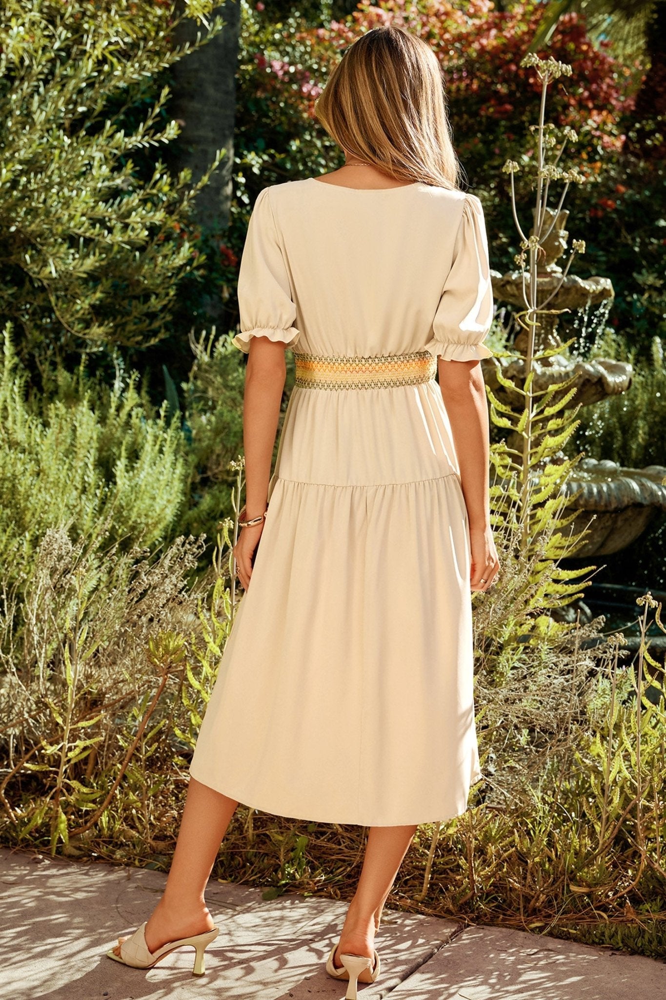 Annie Short Sleeve Midi Dress - Hello Beautiful BoutiqueMidi DressesThreaded Pear