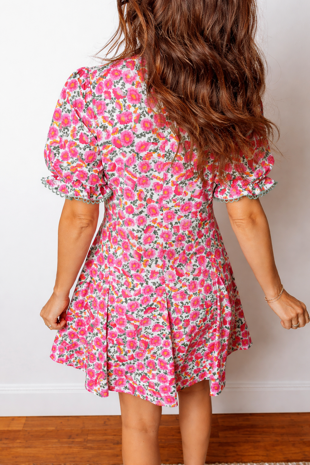 Annika Bubble Sleeve Mini Dress - Hello Beautiful BoutiqueFloral DressesThreaded Pear