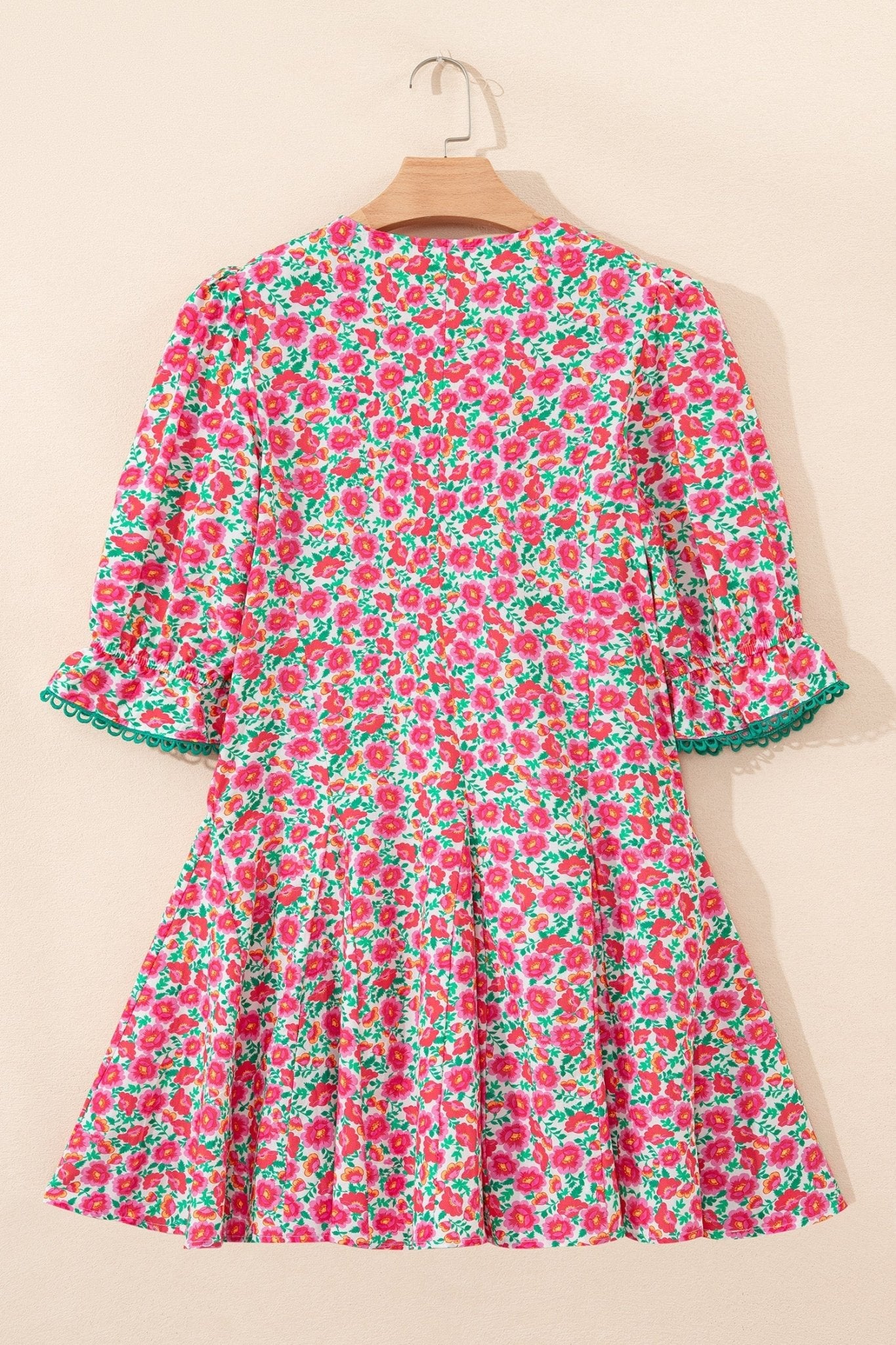Annika Bubble Sleeve Mini Dress - Hello Beautiful BoutiqueFloral DressesThreaded Pear