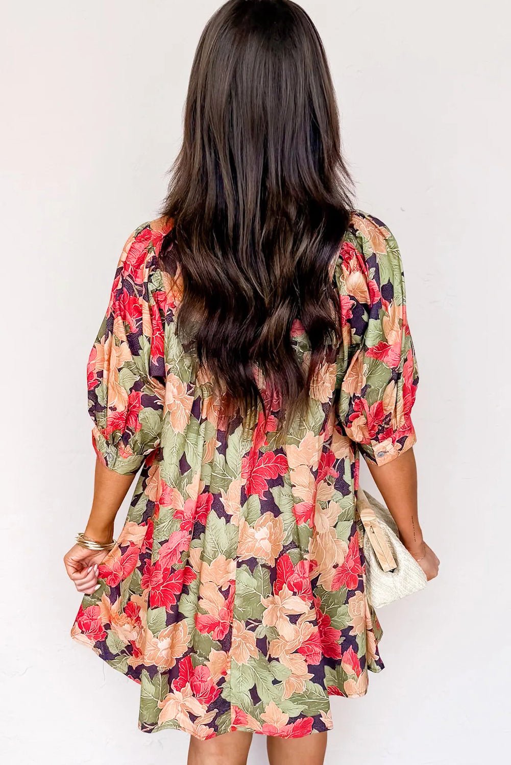 Annika Half Sleeve Mini Dress - Hello Beautiful Boutique15% OFFThreaded Pear