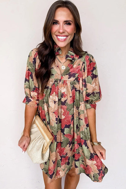 Annika Half Sleeve Mini Dress - Hello Beautiful Boutique15% OFFThreaded Pear