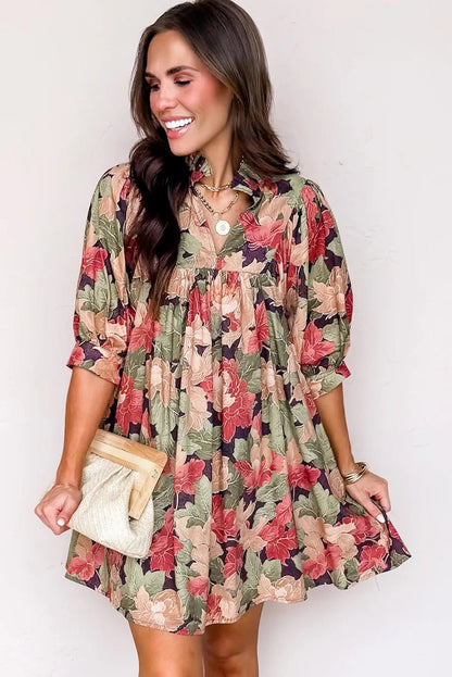 Annika Half Sleeve Mini Dress - Hello Beautiful Boutique15% OFFThreaded Pear