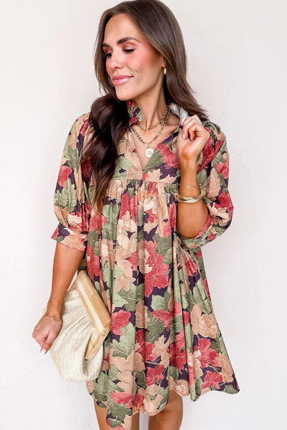 Annika Half Sleeve Mini Dress - Hello Beautiful Boutique15% OFFThreaded Pear