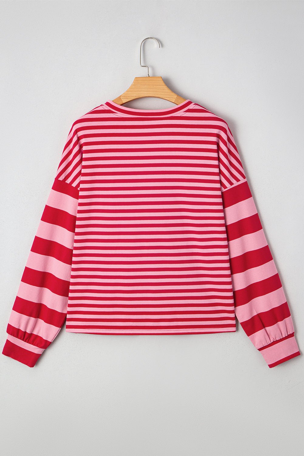 Annika Shoulder Patchwork Sleeve Pullover - Hello Beautiful BoutiqueLong Sleeve TopsThreaded Pear