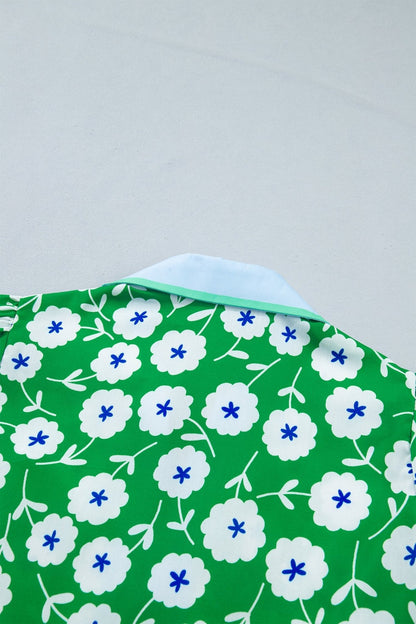 Antonella Collar Short Sleeve Blouse - Hello Beautiful BoutiqueBlouses & ShirtsThreaded Pear