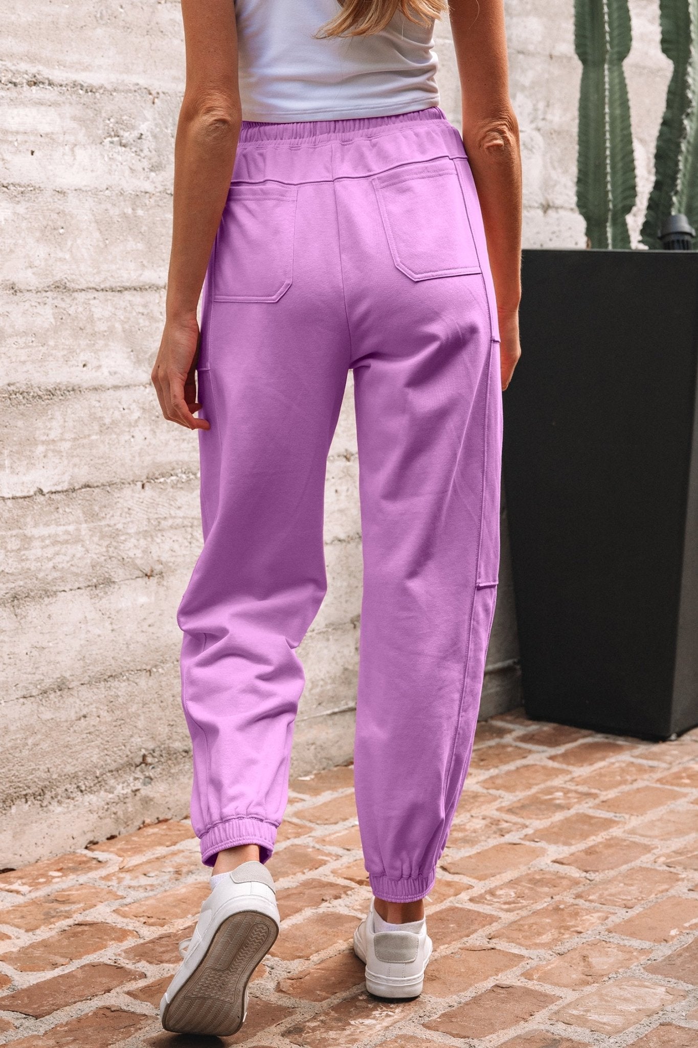 Antonella Solid Color Jogger Pants - Hello Beautiful Boutique15% OFFThreaded Pear