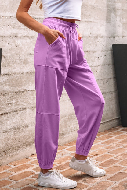 Antonella Solid Color Jogger Pants - Hello Beautiful Boutique15% OFFThreaded Pear