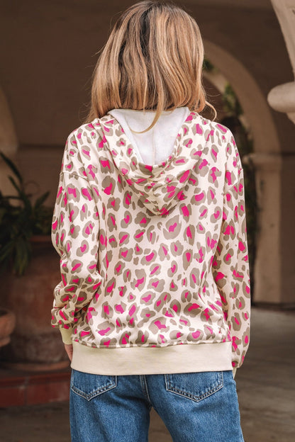 Anya Zip Up Hooded Sweatshirt - Hello Beautiful BoutiqueSweatshirts & HoodiesThreaded Pear