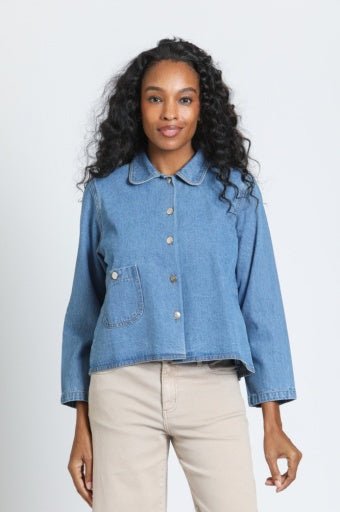 APNY City Swing Lightweight Denim Jacket - Hello Beautiful BoutiqueJacketAPNY