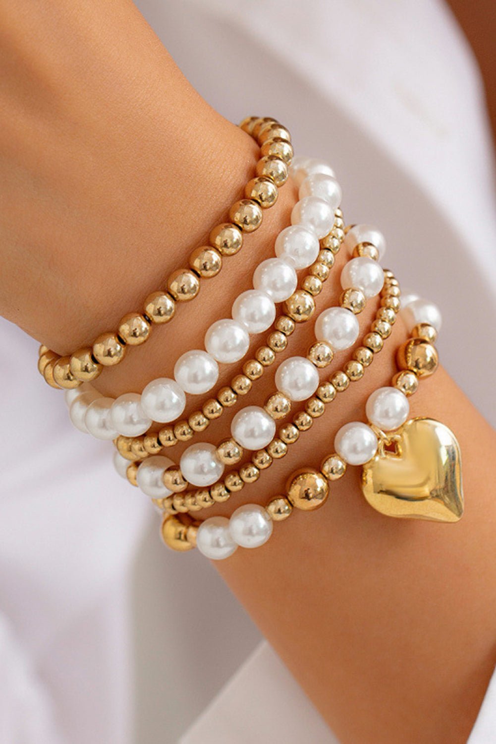 April Pearl Beading Multilayer Bracelet - Hello Beautiful BoutiqueJewelryThreaded Pear