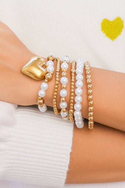 April Pearl Beading Multilayer Bracelet - Hello Beautiful BoutiqueJewelryThreaded Pear