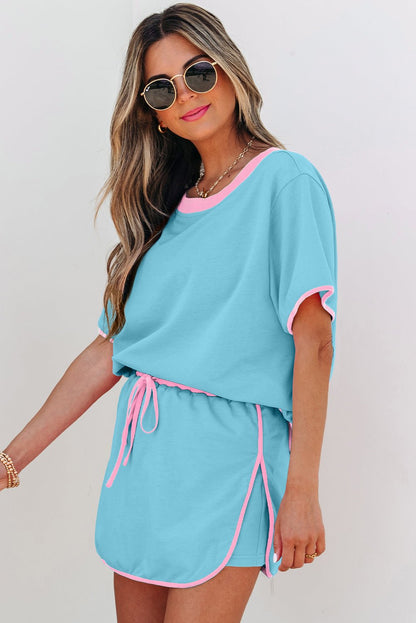 Araceli Drop Shoulder Dress Set - Hello Beautiful BoutiqueTwo Piece DressesThreaded Pear