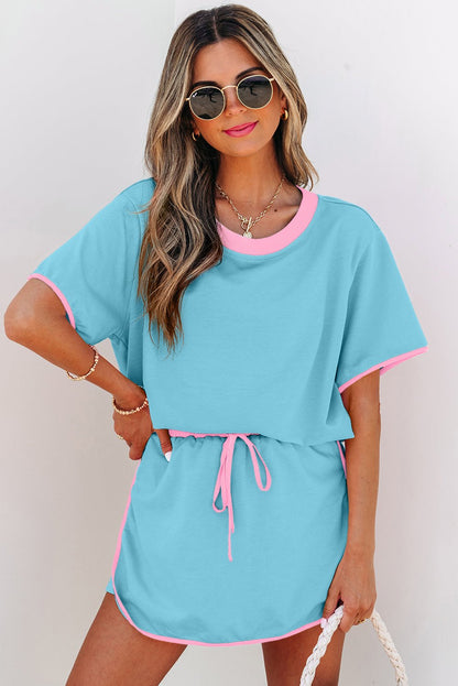 Araceli Drop Shoulder Dress Set - Hello Beautiful BoutiqueTwo Piece DressesThreaded Pear