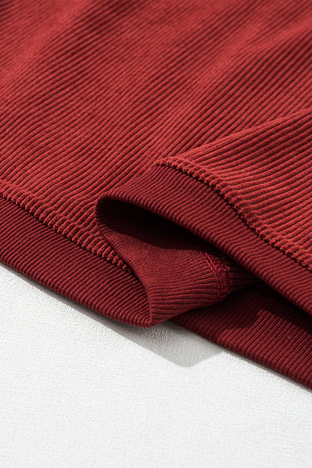 Araceli Ribbed Corduroy Oversized Sweatshirt - Hello Beautiful BoutiqueSweatshirts & HoodiesThreaded Pear