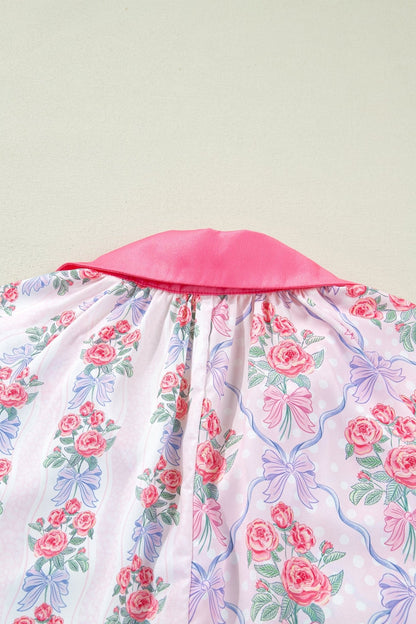 Araceli Ruffled Half Sleeve Shirt - Hello Beautiful BoutiqueBlouses & ShirtsThreaded Pear