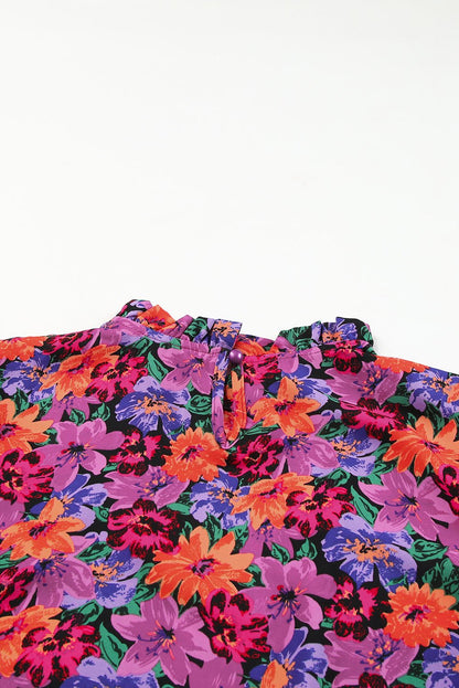 Ari Print Puff Sleeve Blouse - Hello Beautiful Boutique20% OFFThreaded Pear