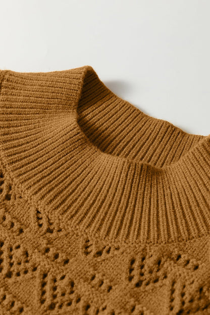 Aria Edge Balloon Sleeve Sweater - Hello Beautiful BoutiqueSweatersThreaded Pear