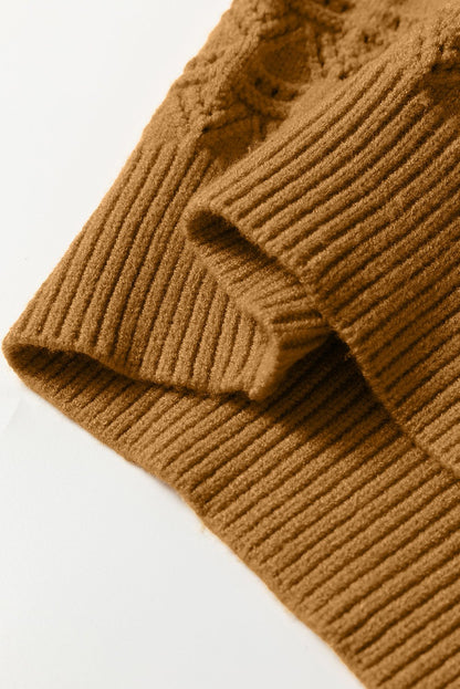 Aria Edge Balloon Sleeve Sweater - Hello Beautiful BoutiqueSweatersThreaded Pear