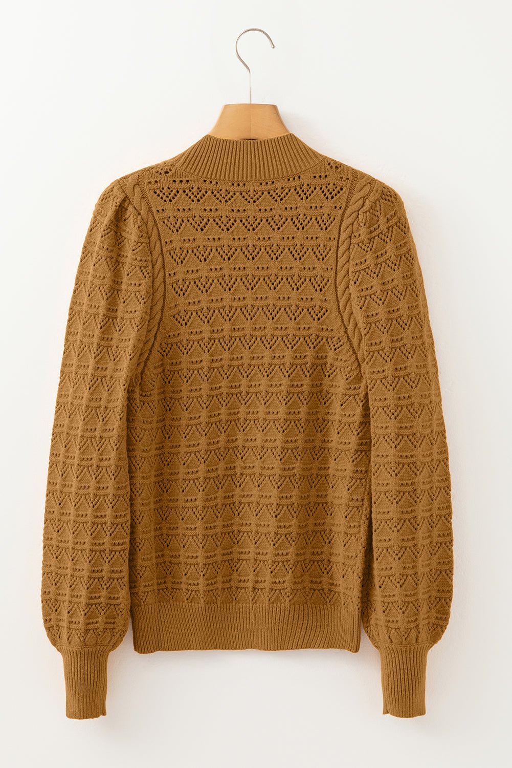 Aria Edge Balloon Sleeve Sweater - Hello Beautiful BoutiqueSweatersThreaded Pear