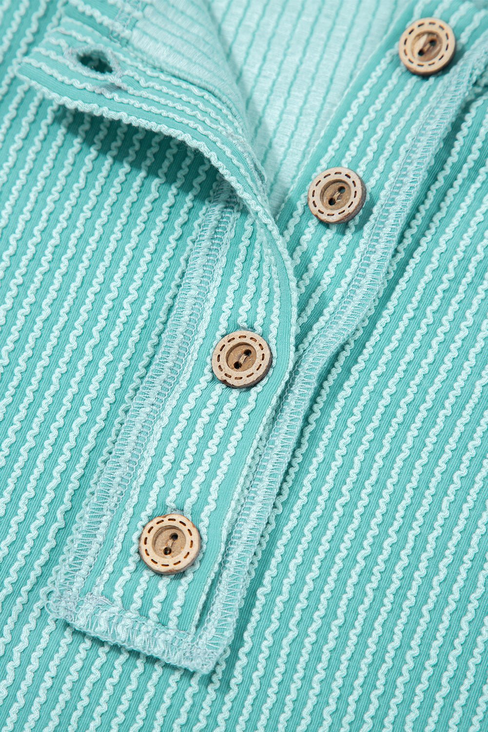 Aria Knit Colorblock Henley Top - Hello Beautiful BoutiqueLong Sleeve TopsThreaded Pear