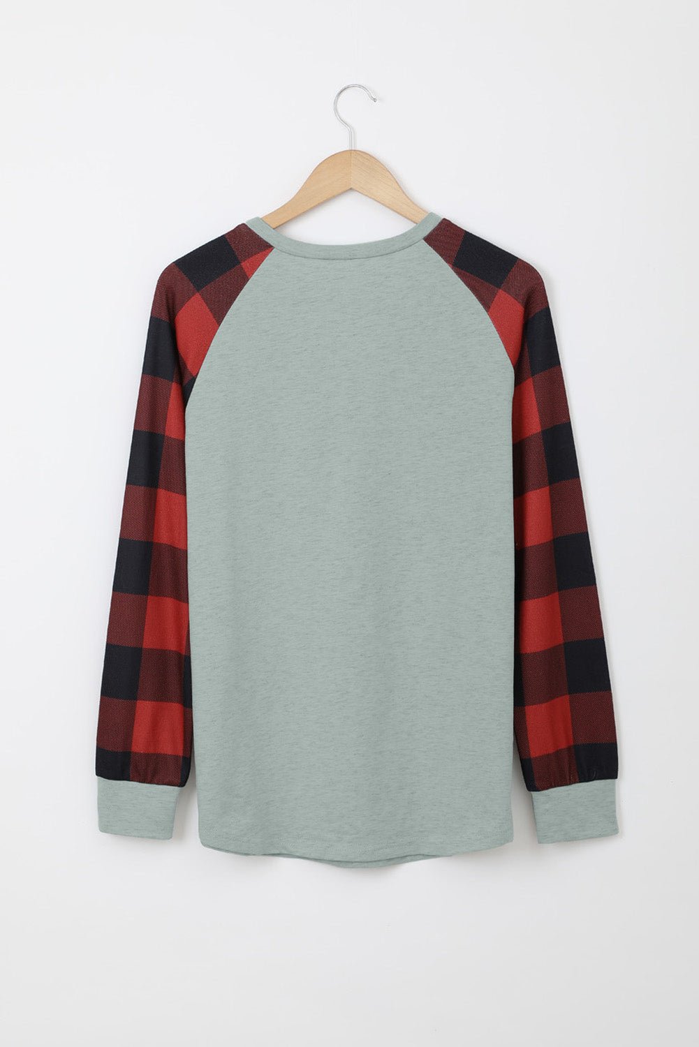 Aria Plaid Long Sleeve Sweatshirt - Hello Beautiful Boutique$2.99 SALEThreaded Pear