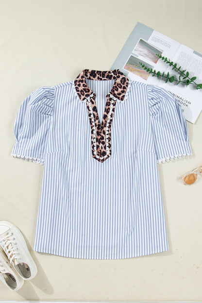 Ariah Short Bubble Sleeve PLUS Blouse - Hello Beautiful BoutiquePlus Size Blouses & ShirtsThreaded Pear