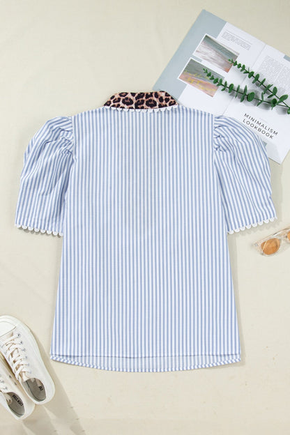 Ariah Short Bubble Sleeve PLUS Blouse - Hello Beautiful BoutiquePlus Size Blouses & ShirtsThreaded Pear