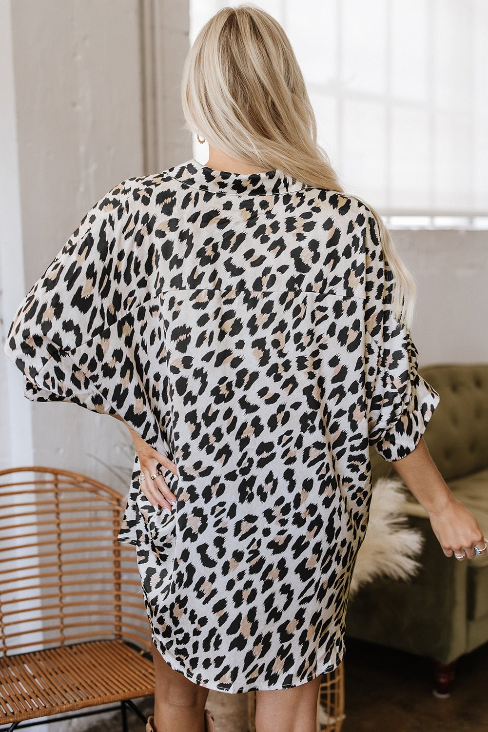 Ariah Sleeve Loose Fit Shirt - Hello Beautiful BoutiqueBlouses & ShirtsThreaded Pear