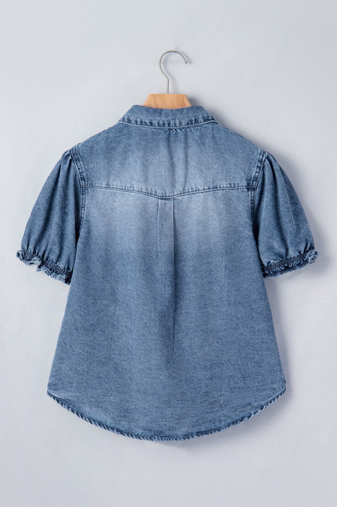 Ariana Short Sleeve Snap Shirt - Hello Beautiful BoutiqueBlouses & ShirtsThreaded Pear