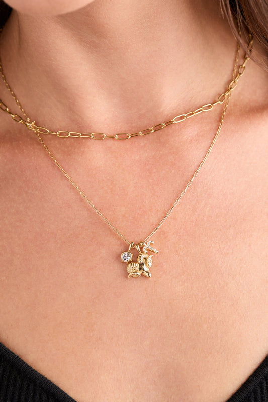 Aries Zodiac Charm Cluster Necklace - Hello Beautiful BoutiqueNecklacesALEX AND ANI