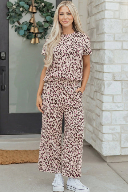 Ariya Print Casual Lounge Set - Hello Beautiful BoutiquePant SetsThreaded Pear