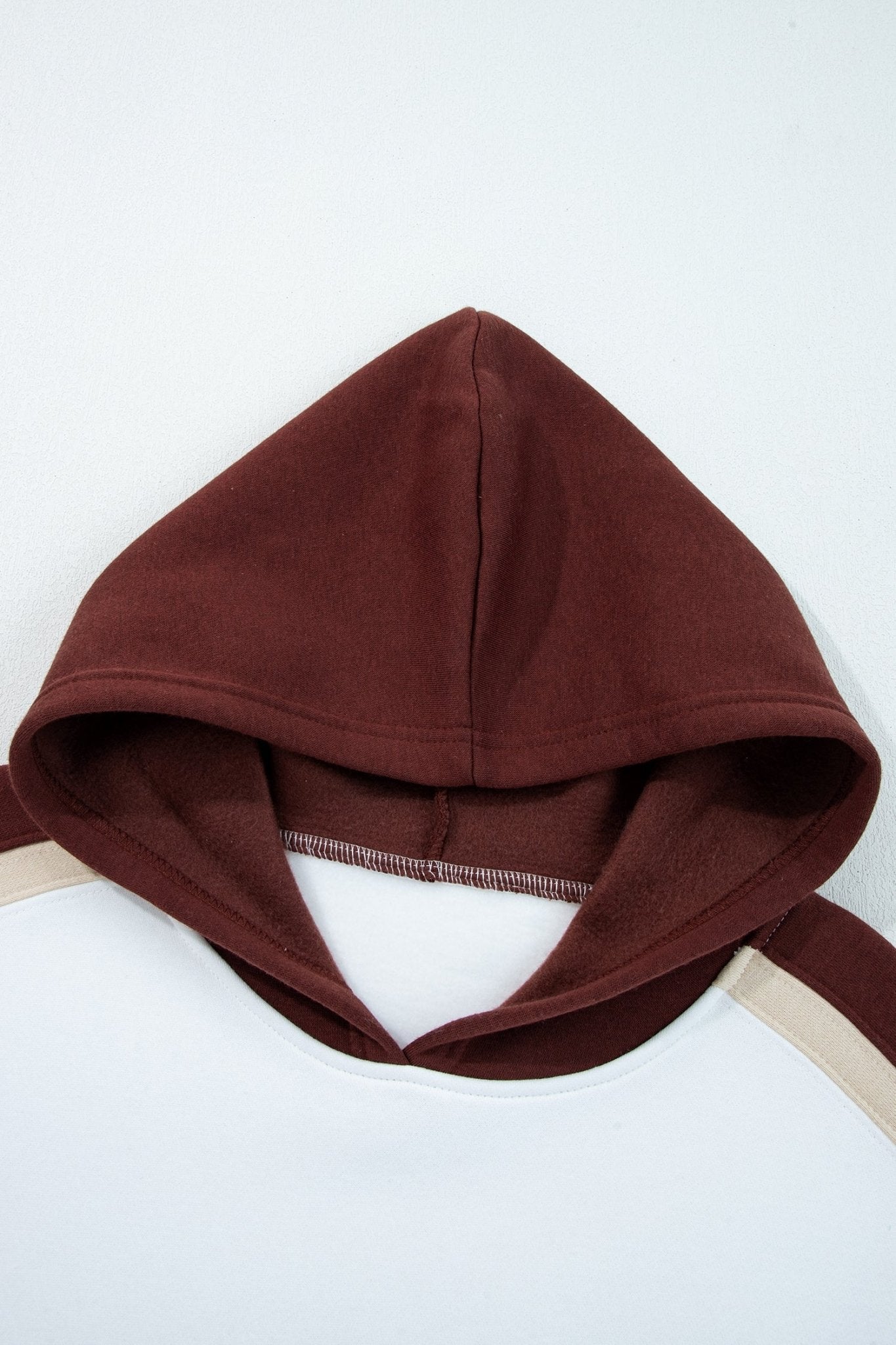 Ariyah Patchwork athleisure Hooded Sweatshirt - Hello Beautiful BoutiqueSweatshirts & HoodiesThreaded Pear