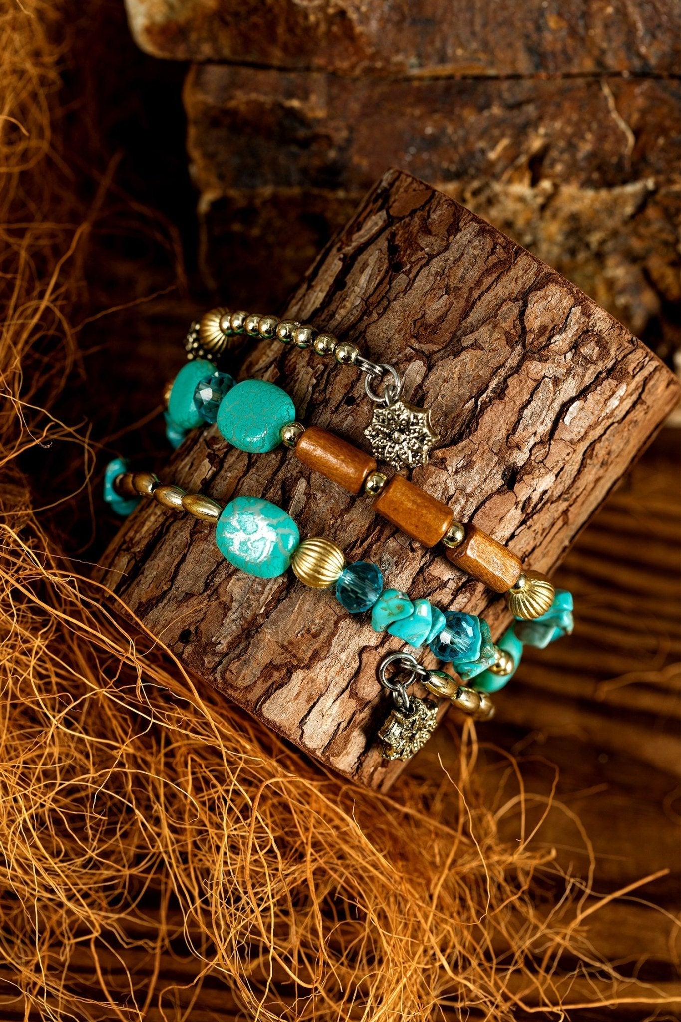 Arleth Bead Layer Winding Bracelet - Hello Beautiful BoutiqueJewelryThreaded Pear