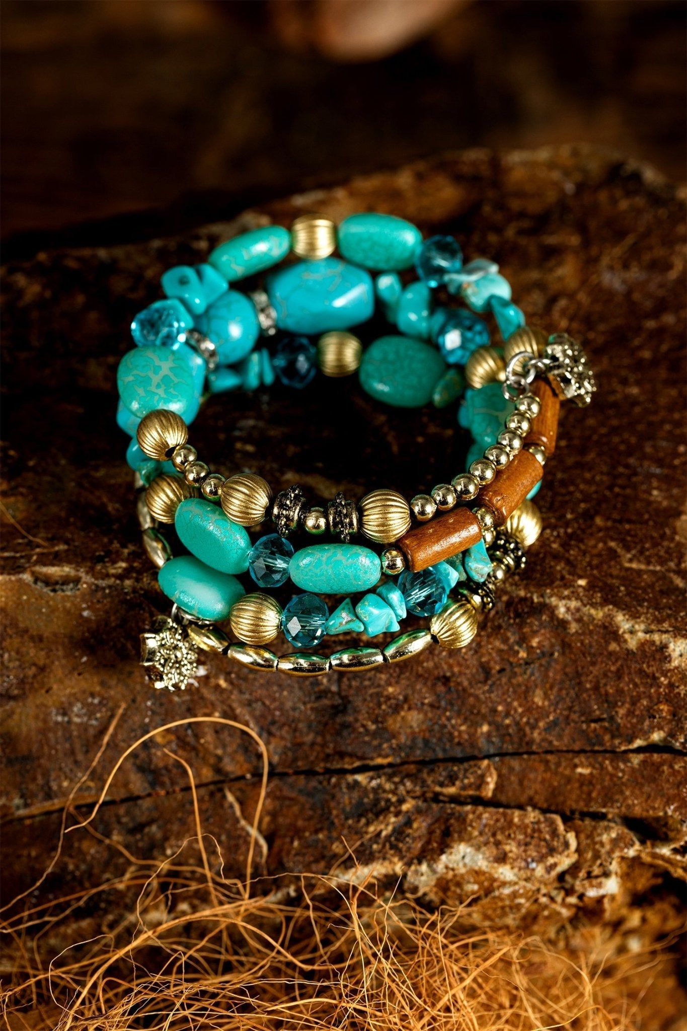 Arleth Bead Layer Winding Bracelet - Hello Beautiful BoutiqueJewelryThreaded Pear