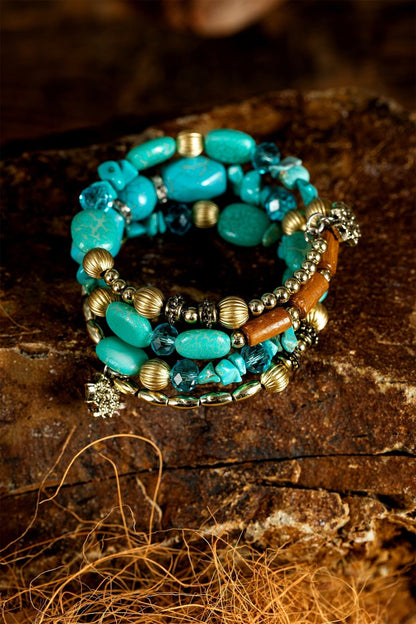 Arleth Bead Layer Winding Bracelet - Hello Beautiful BoutiqueJewelryThreaded Pear